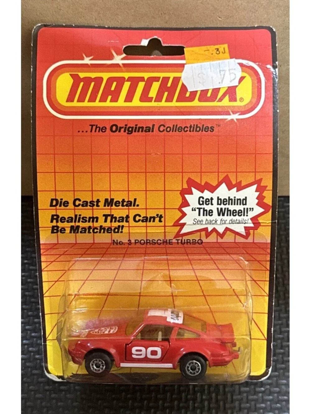 Vintage NIB Matchbox 1978 Porsche Turbo Diecast Car Red | Superfast | 1983
